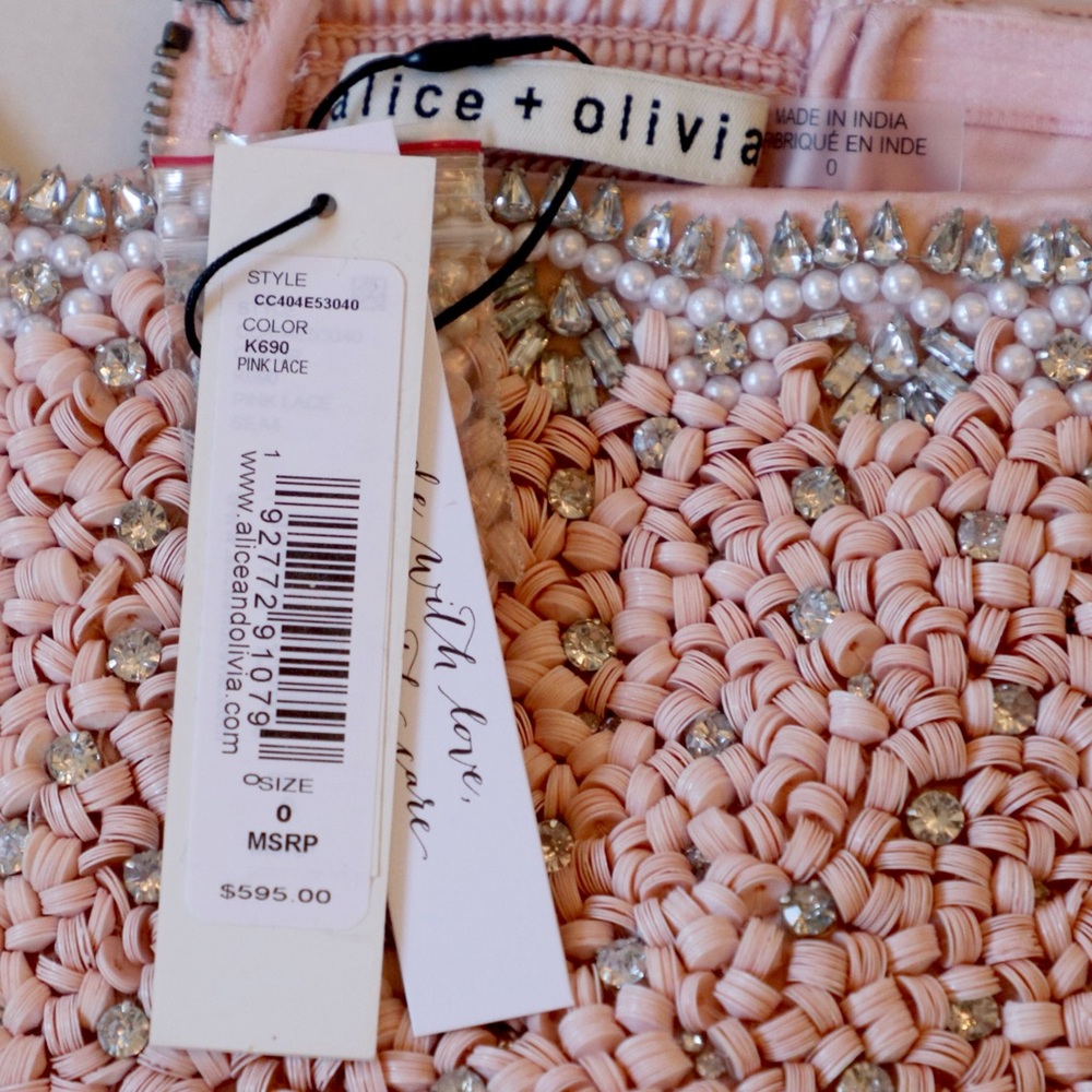 ALICE + OLIVIA Ceresi Embellished Spaghetti Strap Top - Picture 15 of 17